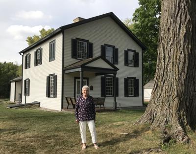 Pierre Pauquette was a prominent part of the Métis community at Portage in the 1830s. Pauquette’s second great-granddaughter, Beverly Bailey stands in front of the Historic Indian Agency House. Her family’s history is highlighted in the museum’s “Echoes of Métis Portage: Descendant Stories” video series.