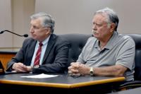 Wenzel and Van Wagner in courtroom