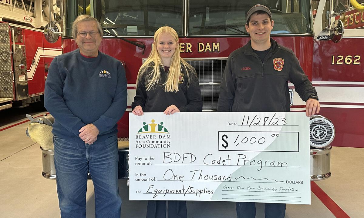 $1K grant awarded to BDFD Cadet Program