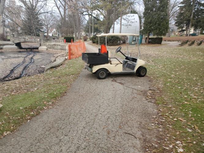 Swan City Park holiday lights display vandalized