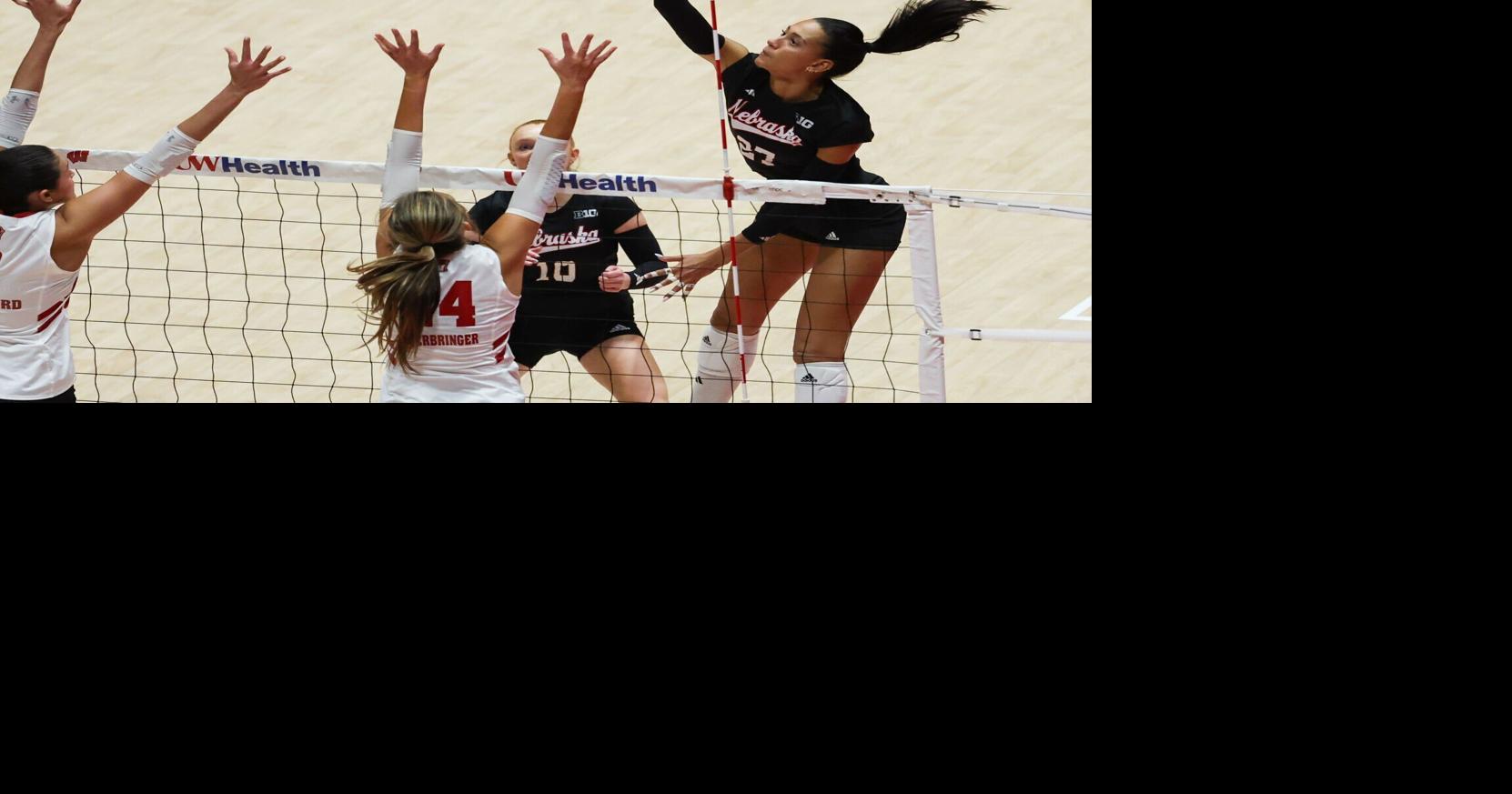 Nebraska volleyball sweeps Wisconsin in battle of rivals