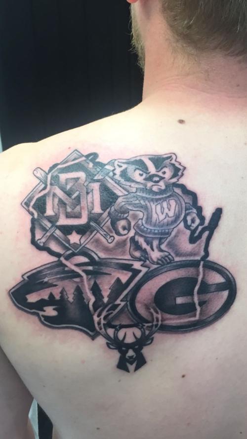 My Wisconsin Tattoo Josh Kriesel Entertainment Wiscnews Com