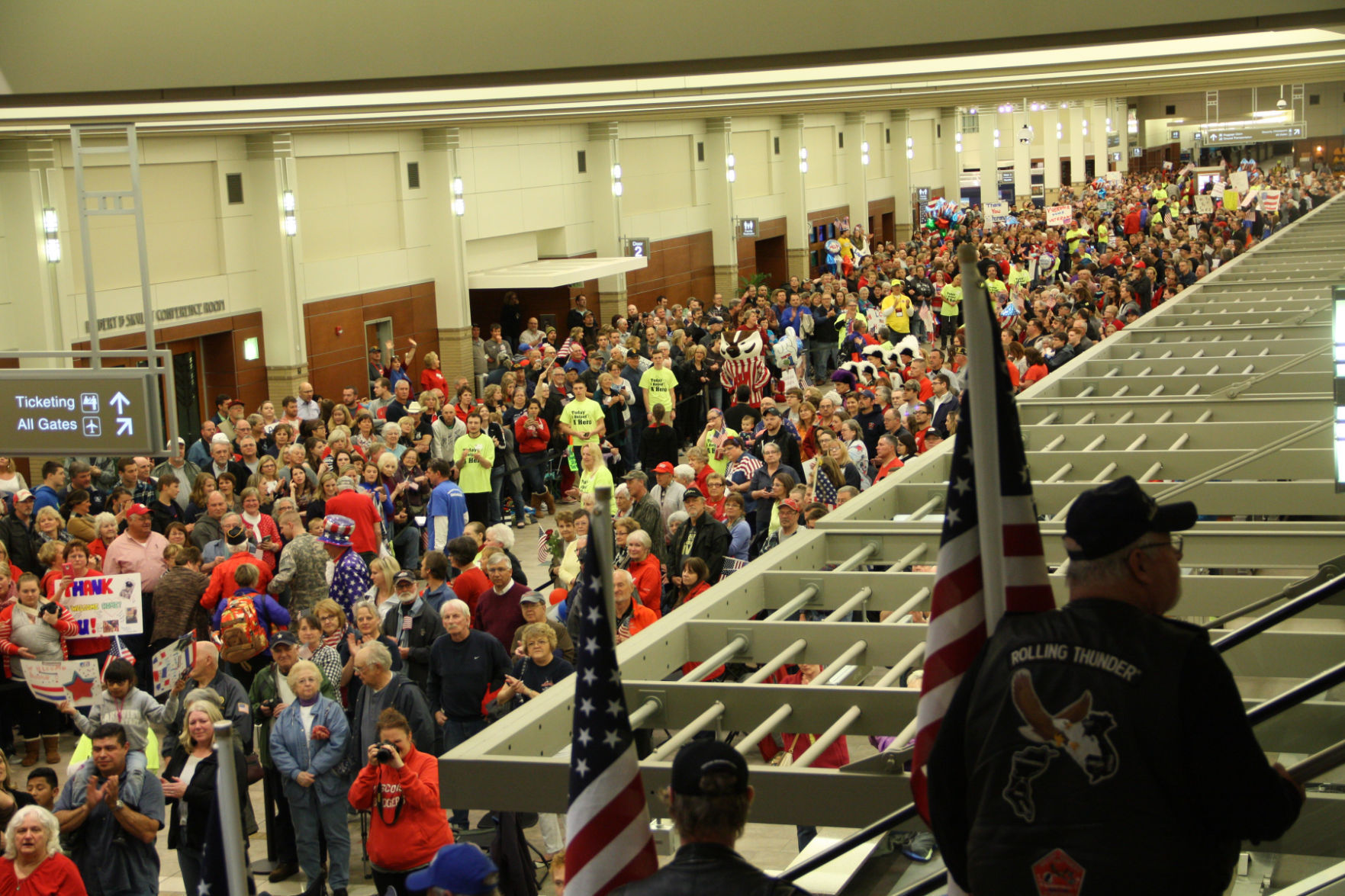 The Homecoming For Badger Honor Flight Veterans