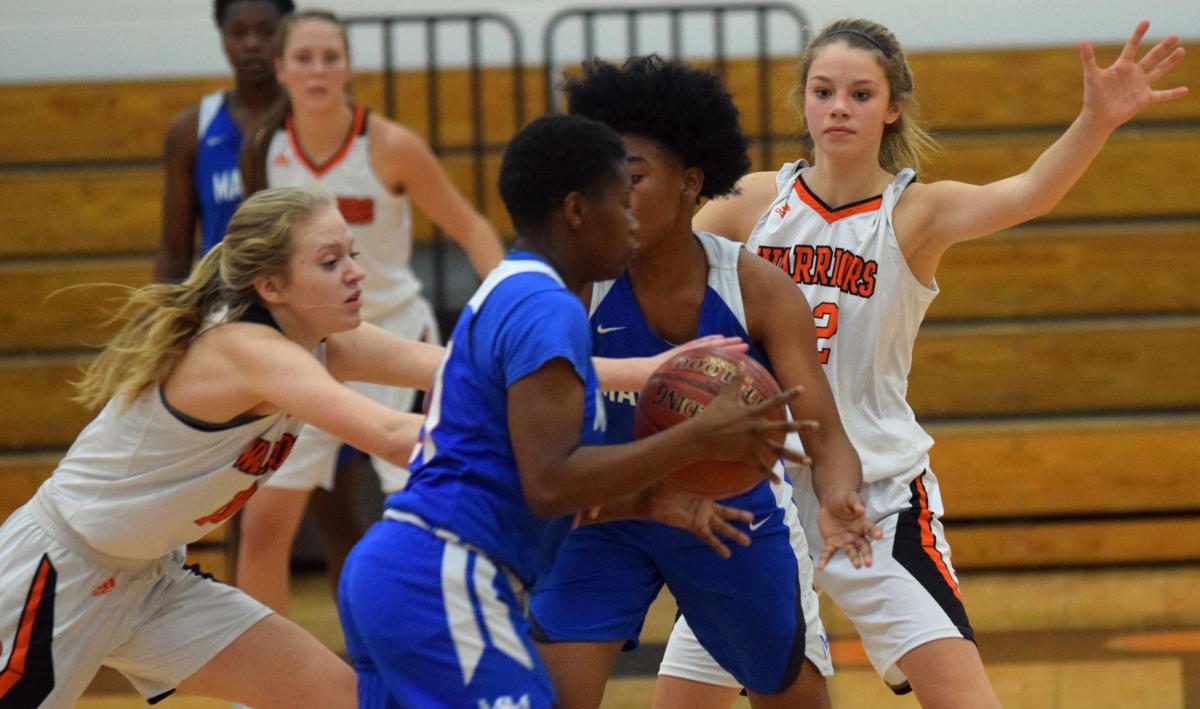 Prep Girls Basketball Portage Gets Clipped By Milwaukee Marshall 41 40 Badger North Wiscnews Com