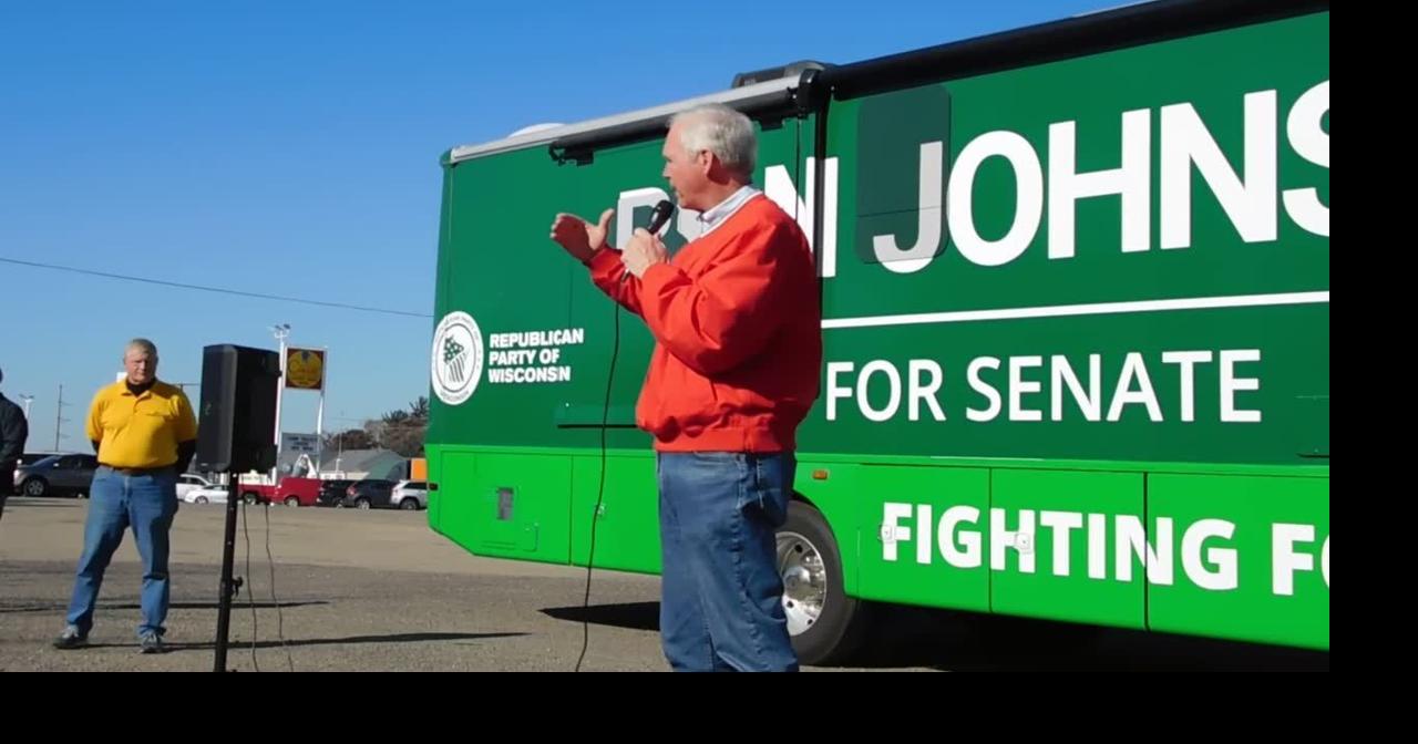 Ron Johnson gives stump speech in Mauston