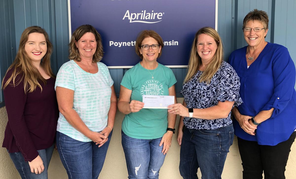 Aprilaire of Poynette gives $4,000 to backpack program