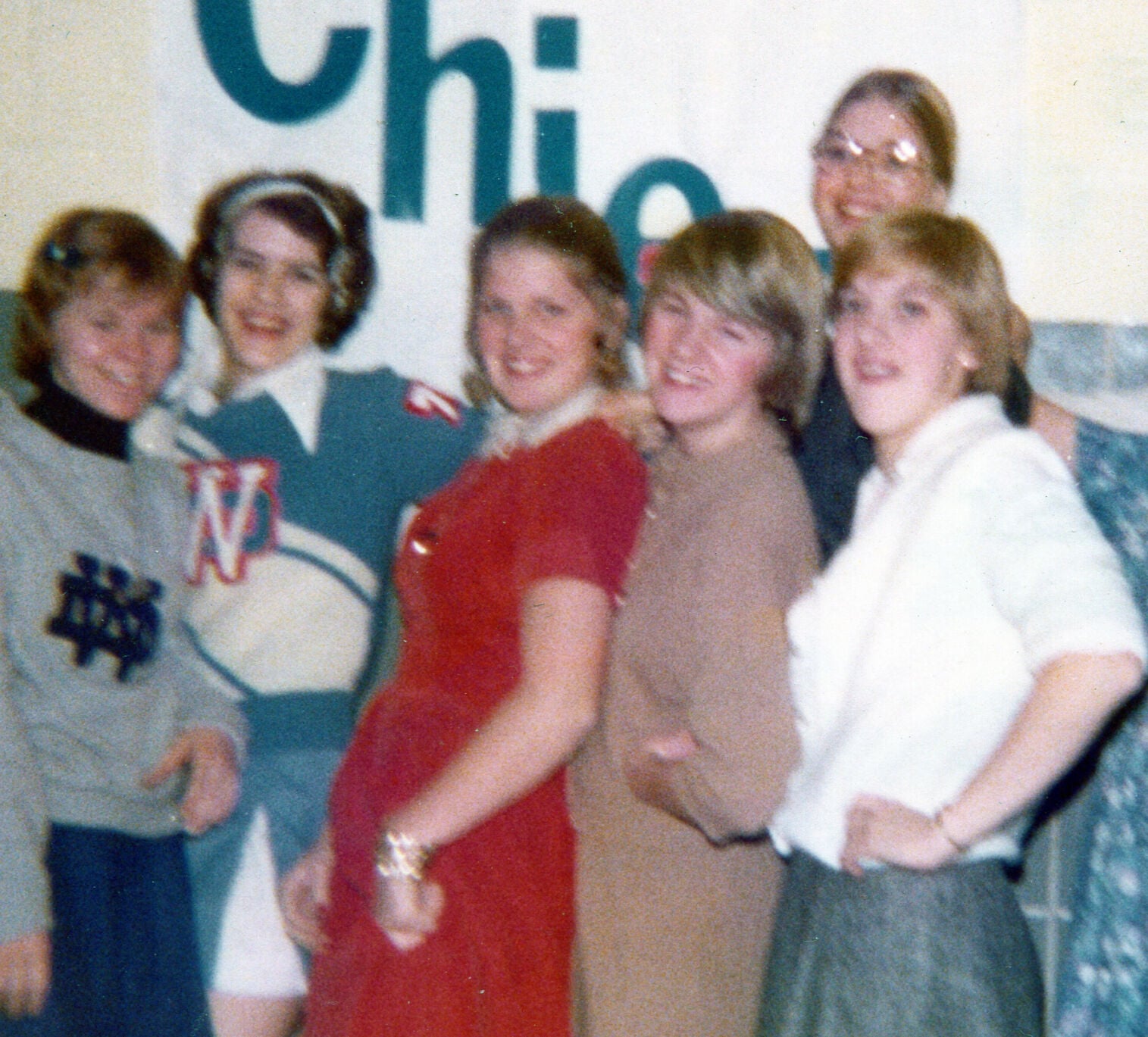 Fifty years ago, “50's day at Wisconsin Dells High School Homecoming 1975," from left, Tammy Morse, Diane Georges, Debbie Nielsen, Denise Hilliard, Susie Accola, Amber Kaminski.