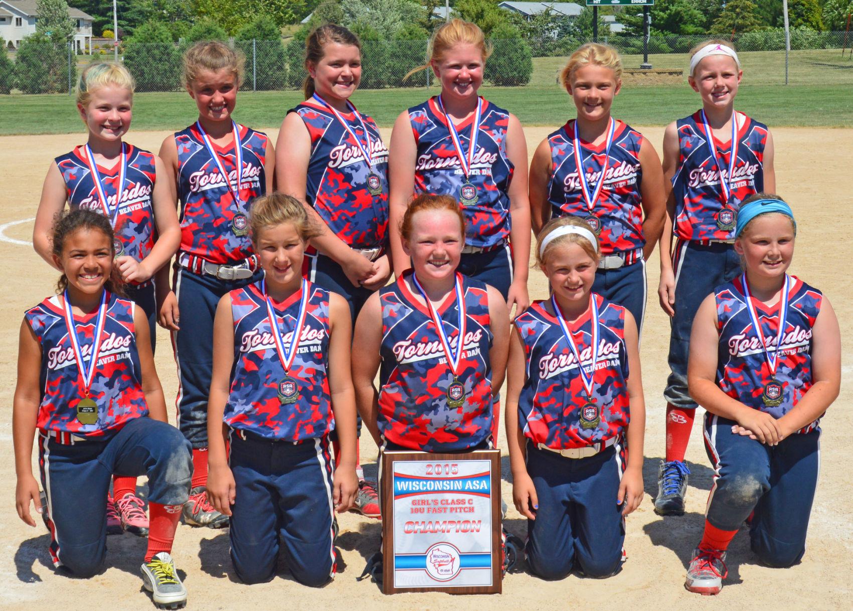 10U SOFTBALL Beaver Dam Tornados win Class C state tourney in Baraboo