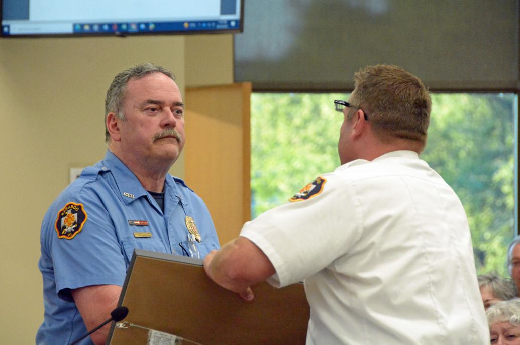 Baraboo celebrates two longtime firefighters retiring after combined 80