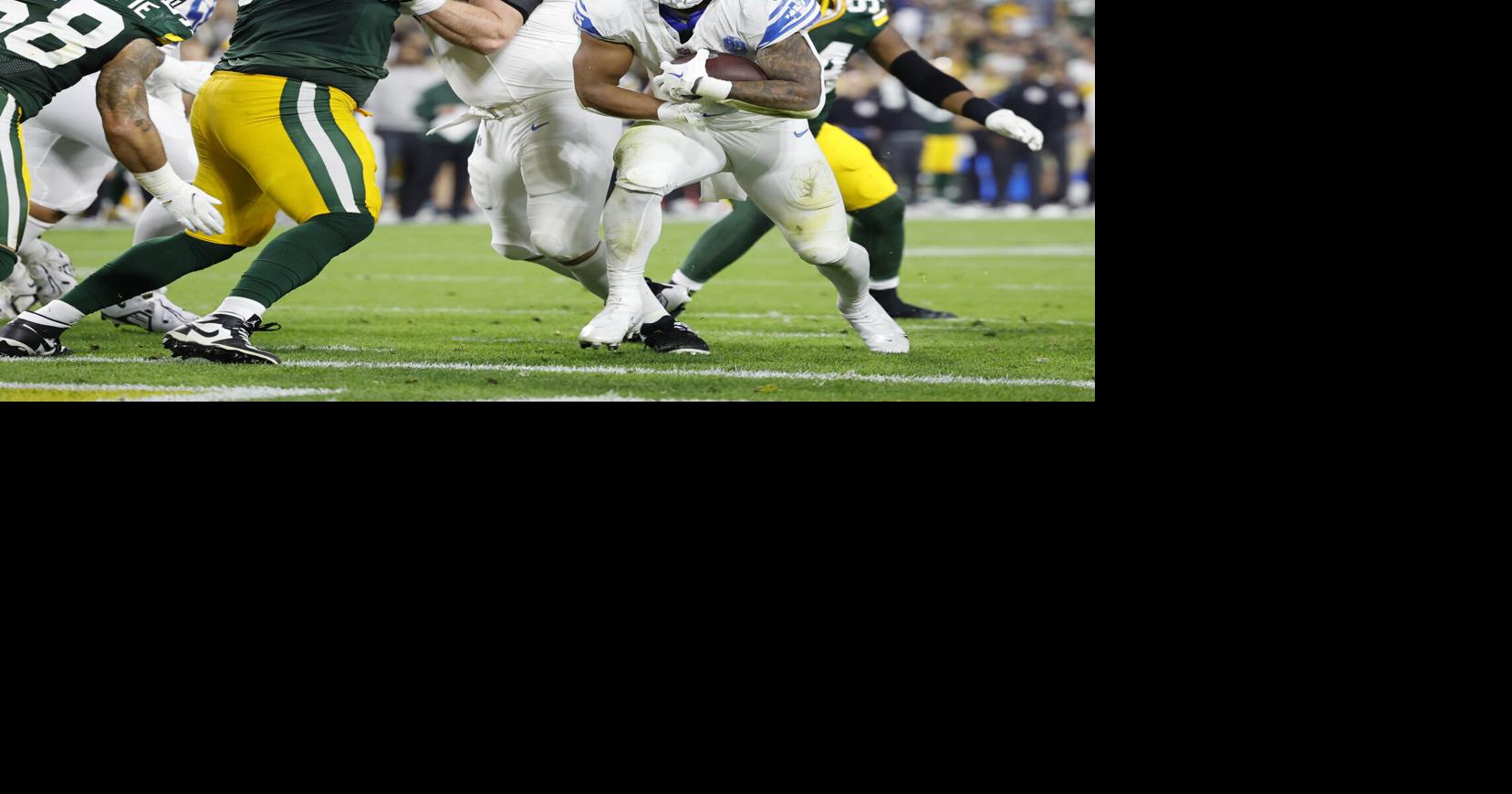 Lions defeat Packers 34-20, David Montgomery scores 3 TD in primetime