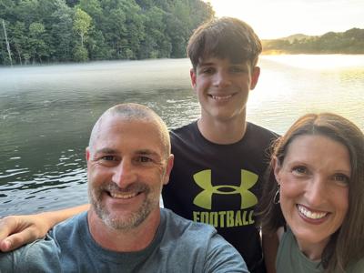 Andrew Selgrad, with his wife Amber and son Eleazar, joins the School District of Horicon staff.