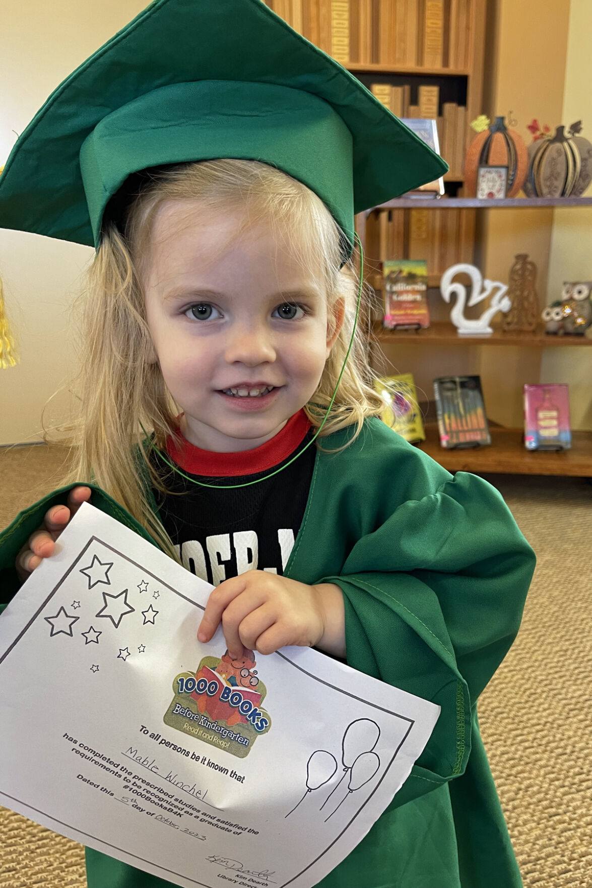 1,000 BOOKS BEFORE KINDERGARTEN