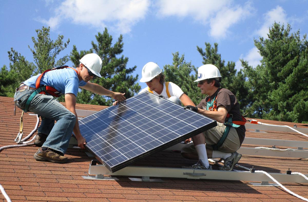 Solar panels installed at Beaver Dam police station