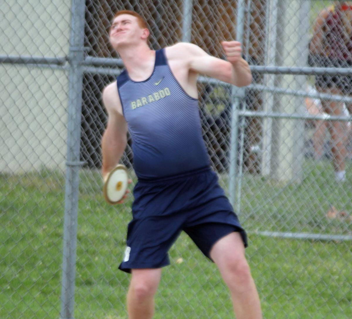 WIAA track and field photo: Baraboo's Jake Schaefer