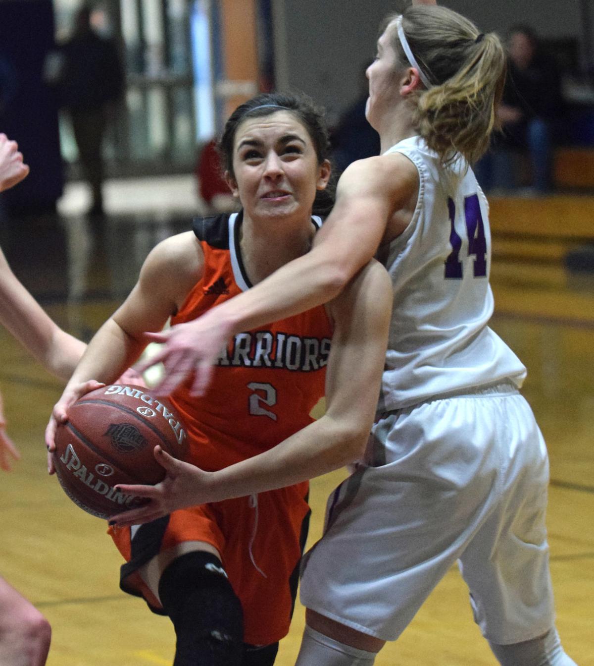 Prep Girls Basketball Portage S Offensive Woes Return In 64 25