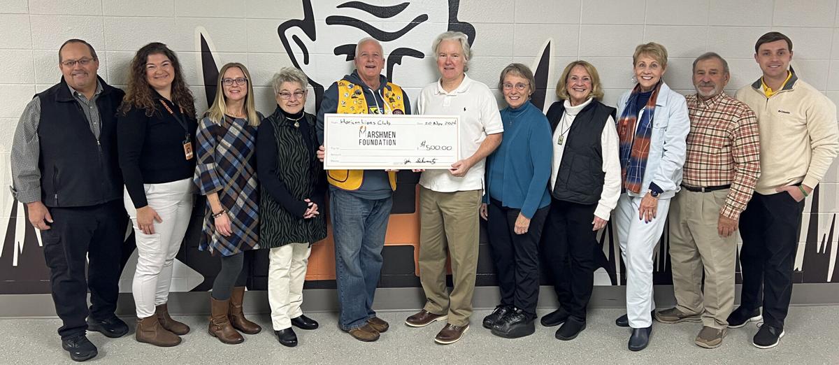 HORICON LIONS DONATE $500 TO MARSHMEN FOUNDATION