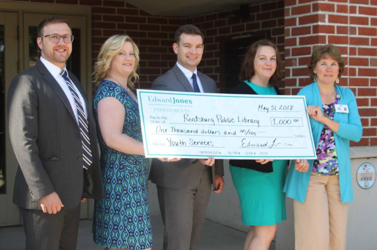 Edward Jones donates to Reedsburg Library | Regional news ...