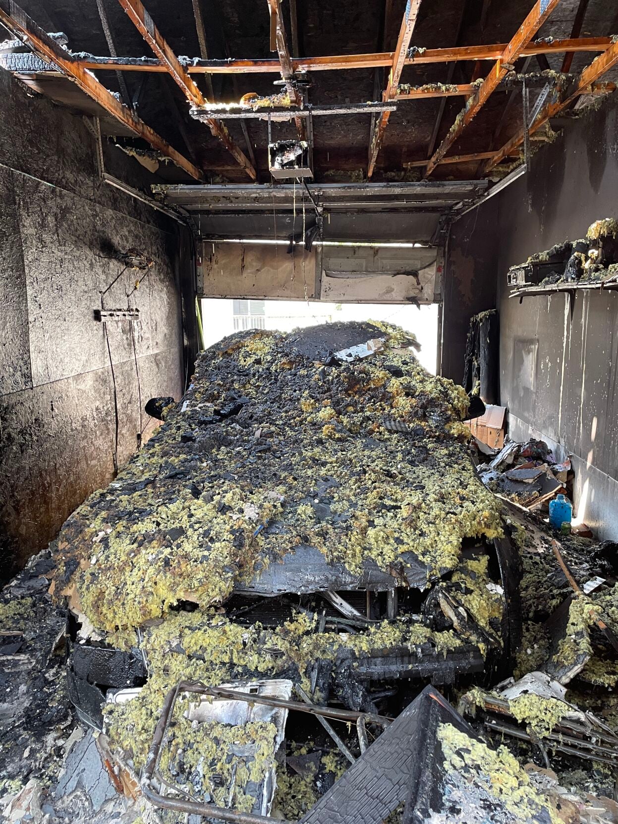 Torched Car