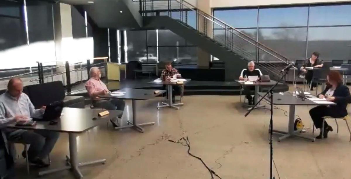 Remote Baraboo School Board meeting