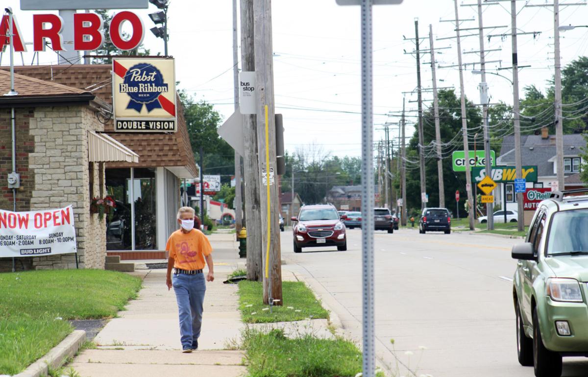 Walking along Douglas Avenue (copy)