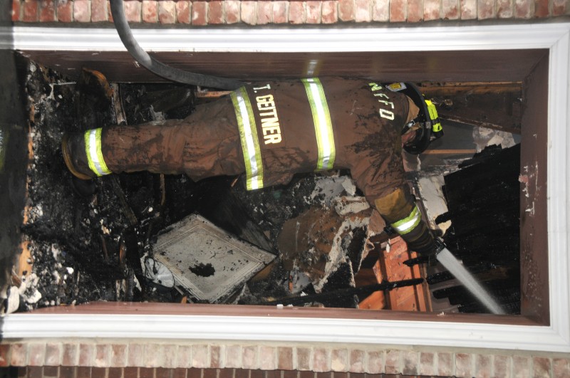 North Freedom apartment complex burns News