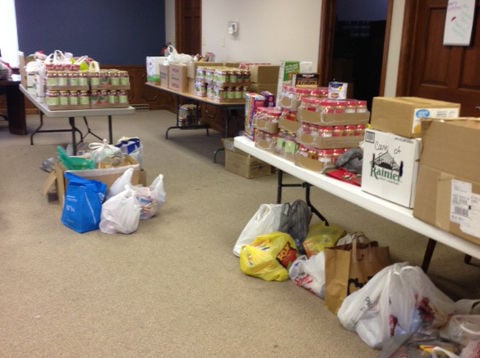 Columbus Fall River Food Pantry Bursting With Donations After