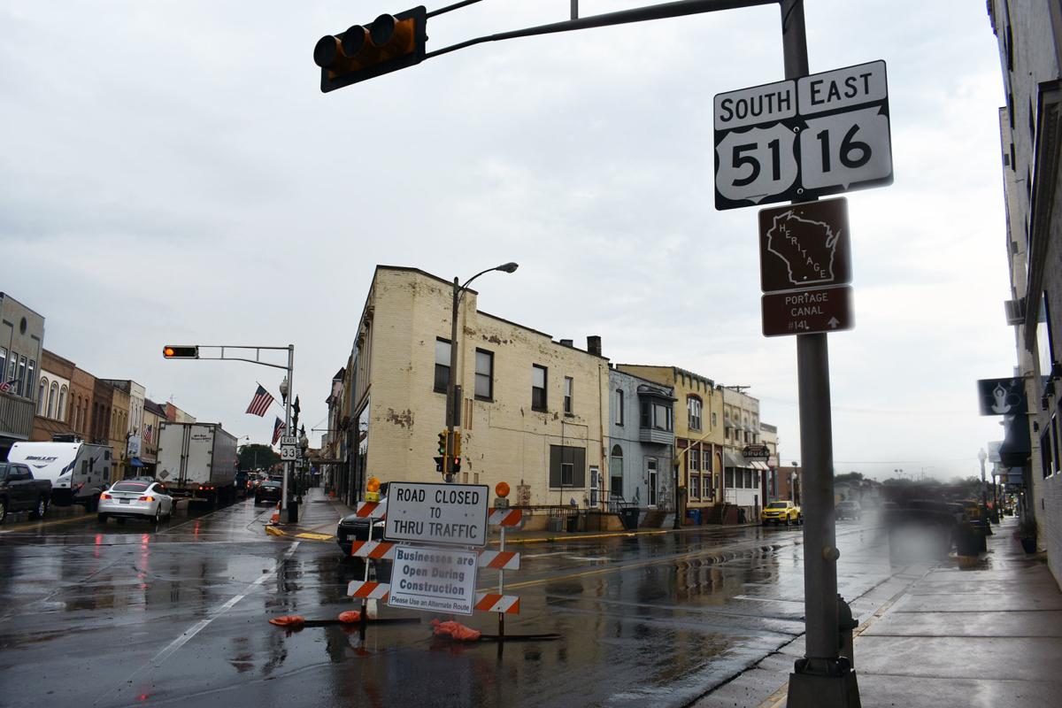 Highway 51 construction continues in Portage, local stores seeing