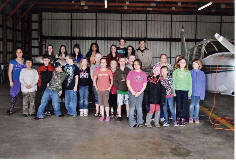 Necedah AfterSchool Program visits airport Education