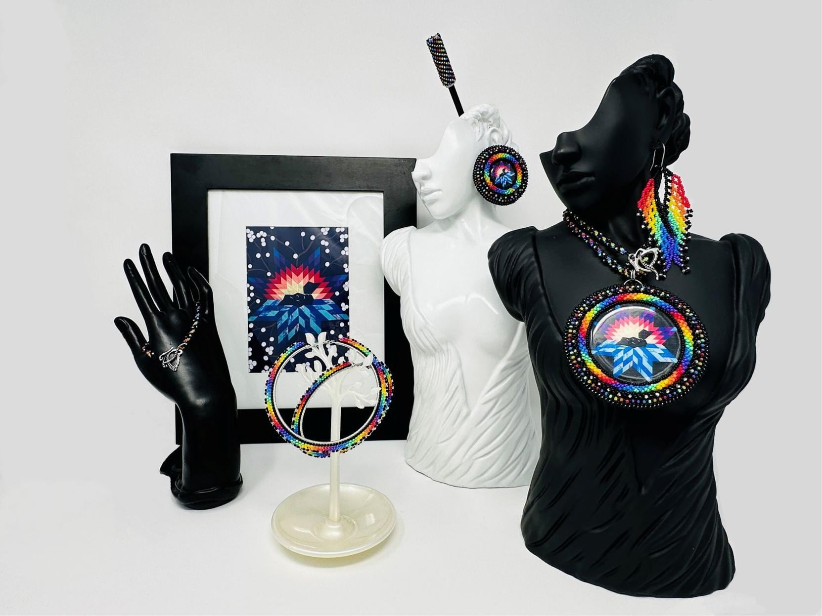 Anishinaabe Artist Dee Croaker presents at Brown Bag lunch series at Portage Center for the Arts.