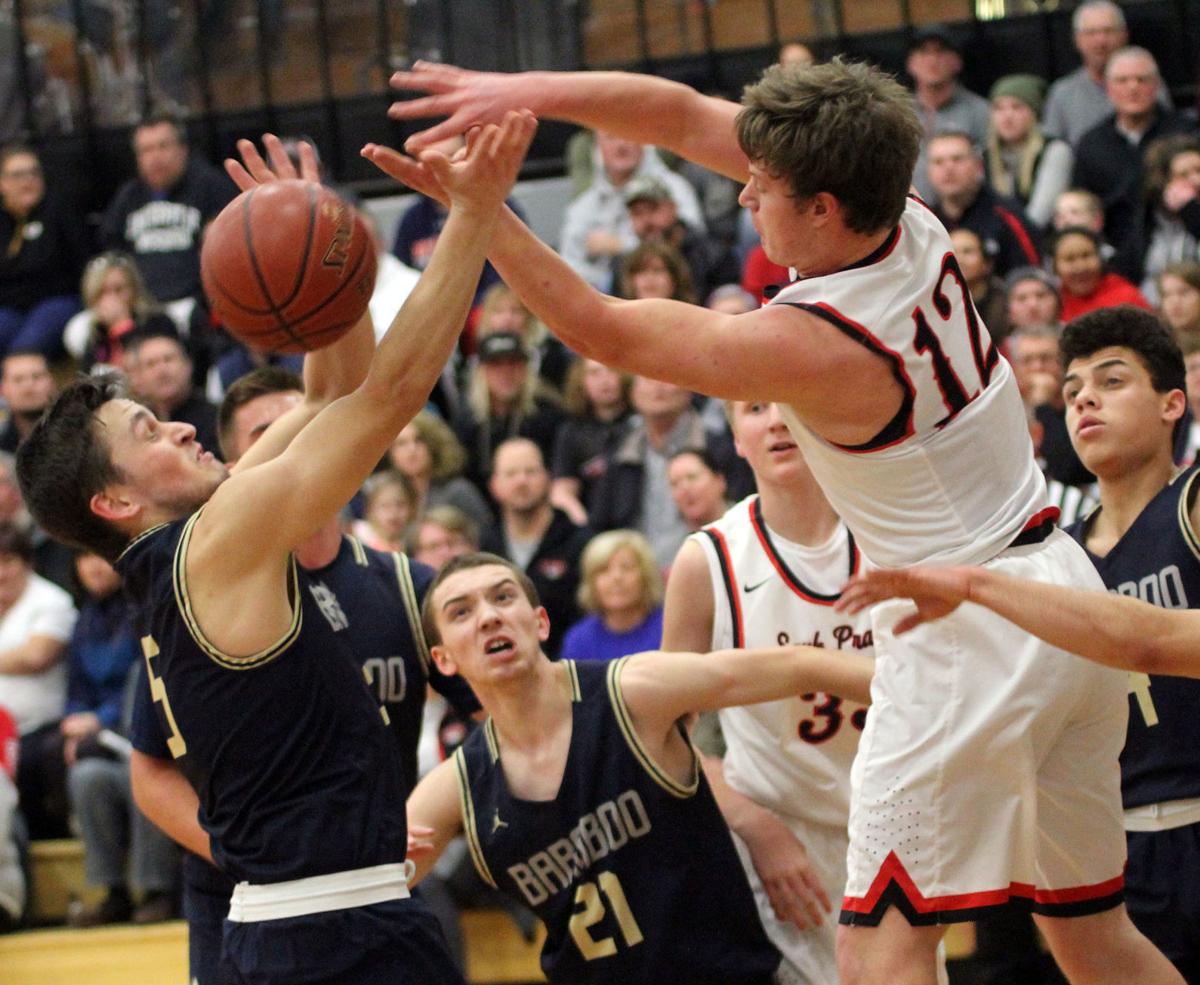 Prep Boys Basketball Dominant First Half Leads Sauk Prairie Over
