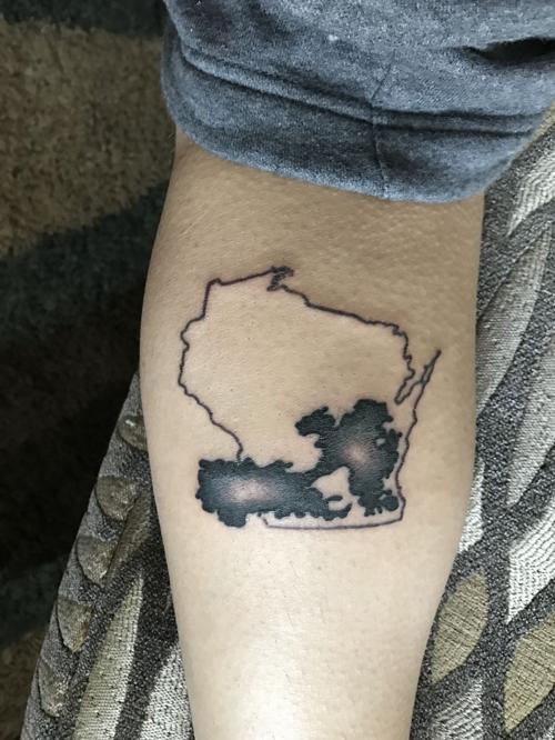 My Wisconsin Tattoo Siggie Sedge Entertainment Wiscnews Com