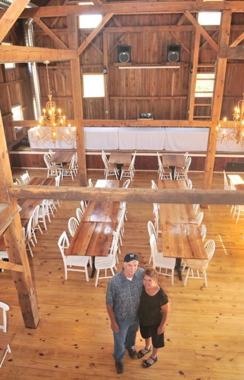 A Barn Raising A Barn Built During The Close Of The Civil War