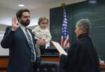 Mike Albrecht sworn in