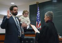 Mike Albrecht sworn in