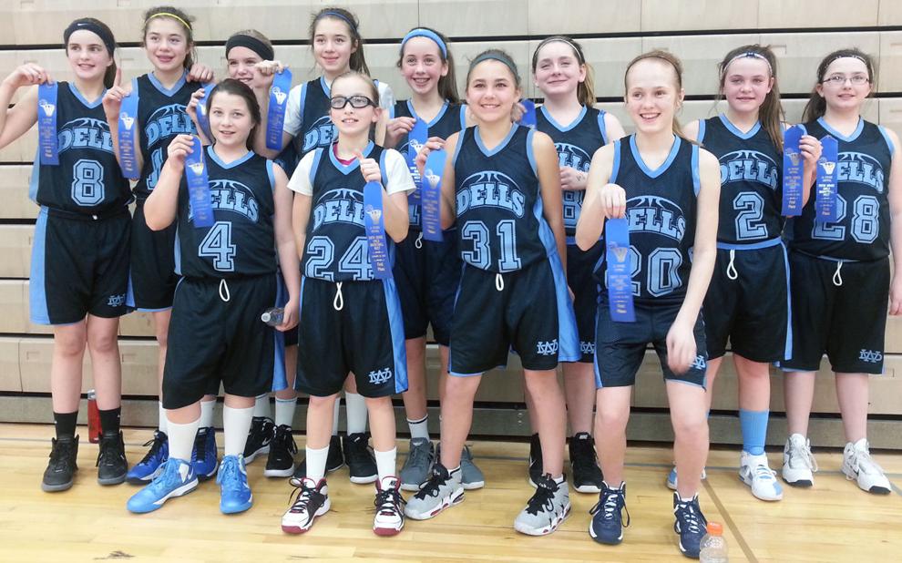 Youth girls basketball Dells sixthgraders take sixth in