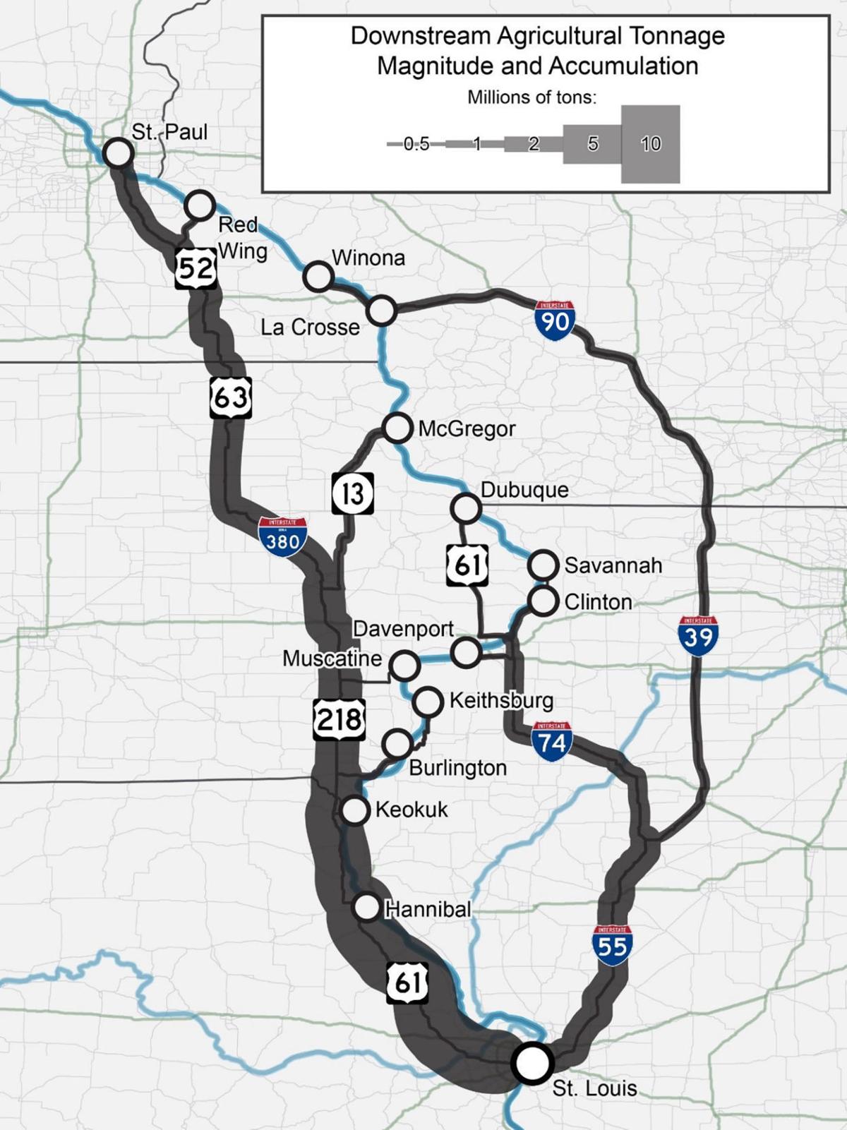 Study Mississippi River Shutdown Could Cost Millions Put Hundreds More Trucks On I 90 Regional News Wiscnews Com