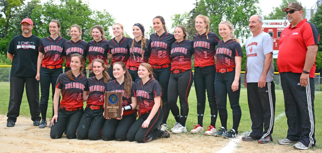 SOFTBALL Columbus crushes the ball, and PalmyraEagle, to win D3