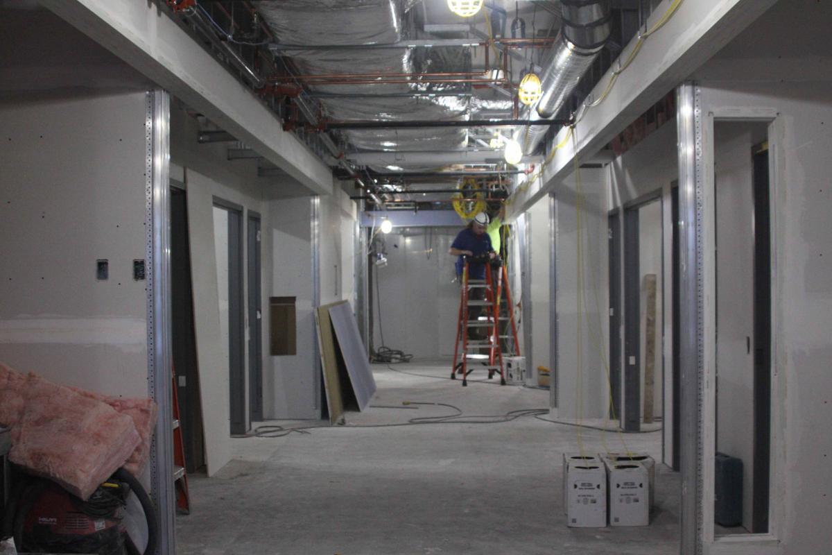 Reedsburg Area Medical Center west wing construction near completion