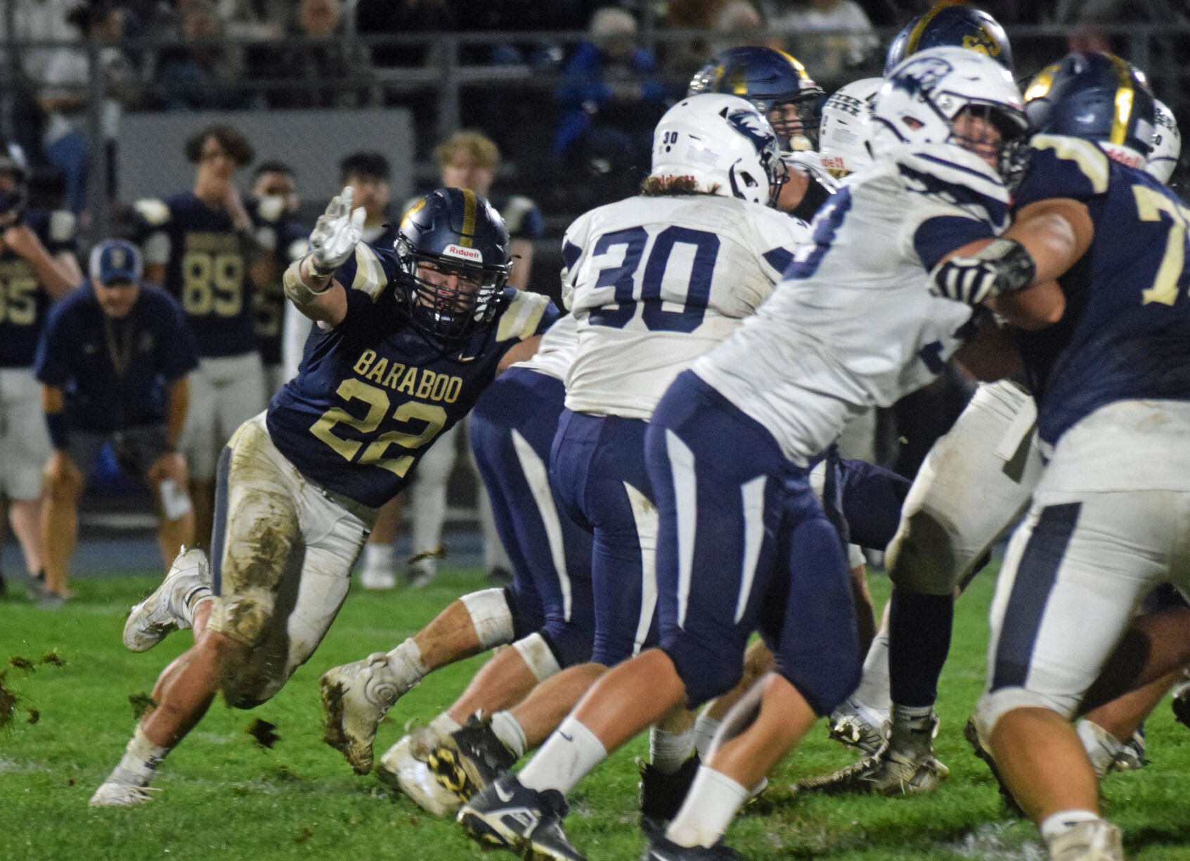 WIAA high school football playoff scores for Wisconsin teams