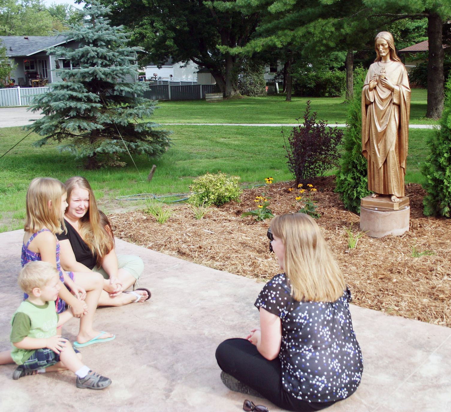 Prayer garden an invitation to reflect