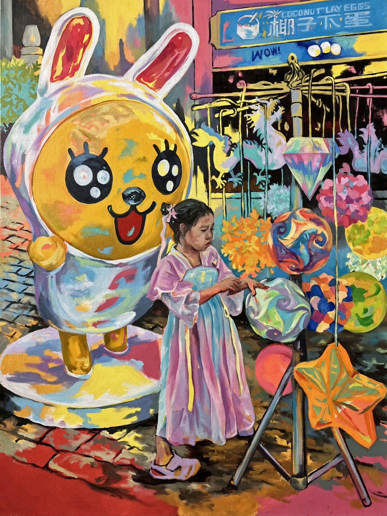 Cynthia Hayes' exhibit, “The Fantastic Mundane,” at Portage Center for the Arts.