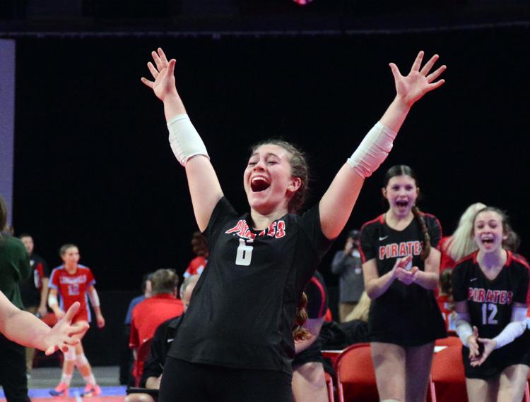 WonewocCenter beats Falls River in girls volleyball semis