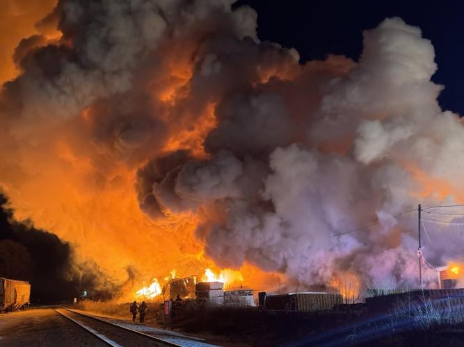 Palmyra fire