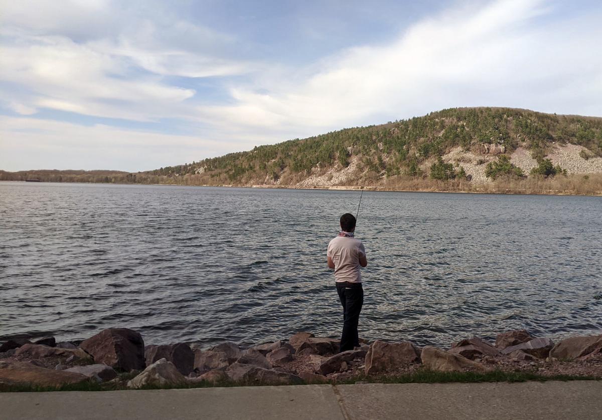 Fishing at Devil's Lake (copy)