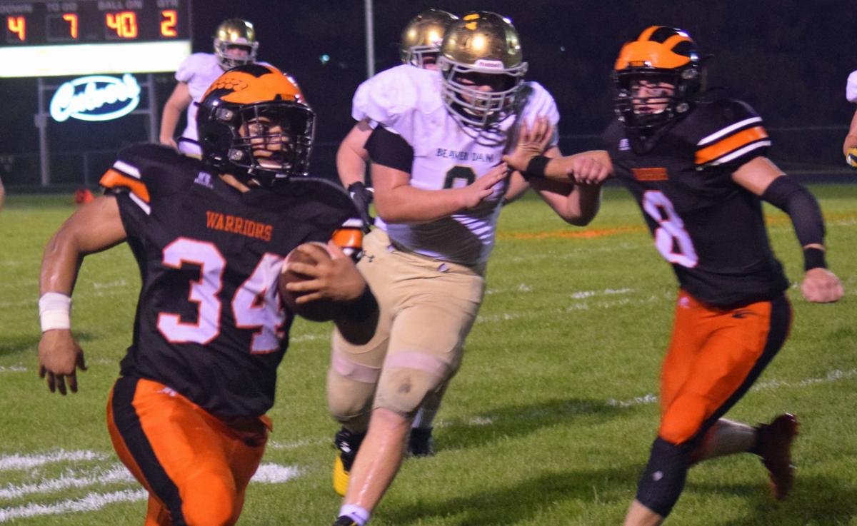 Prep Football Portage Grinds Things Out Late For 27 14 Win Over