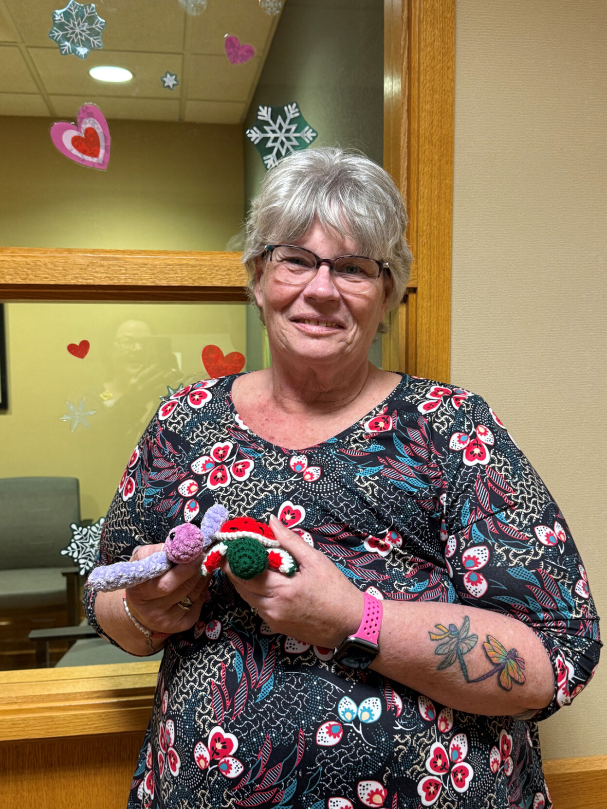 Crochet provides comfort in care