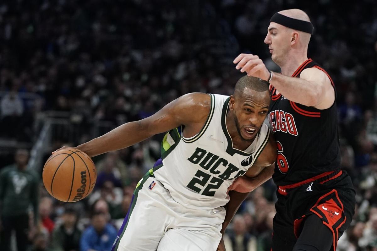 Bucks remain mum on Khris Middleton's status for Celtics series