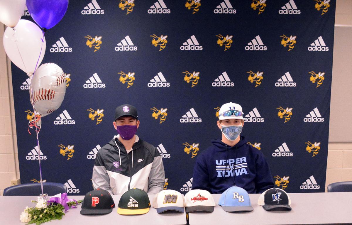 BASEBALL Markesan's Bryce Leedle and Sage Stellmacher sign National
