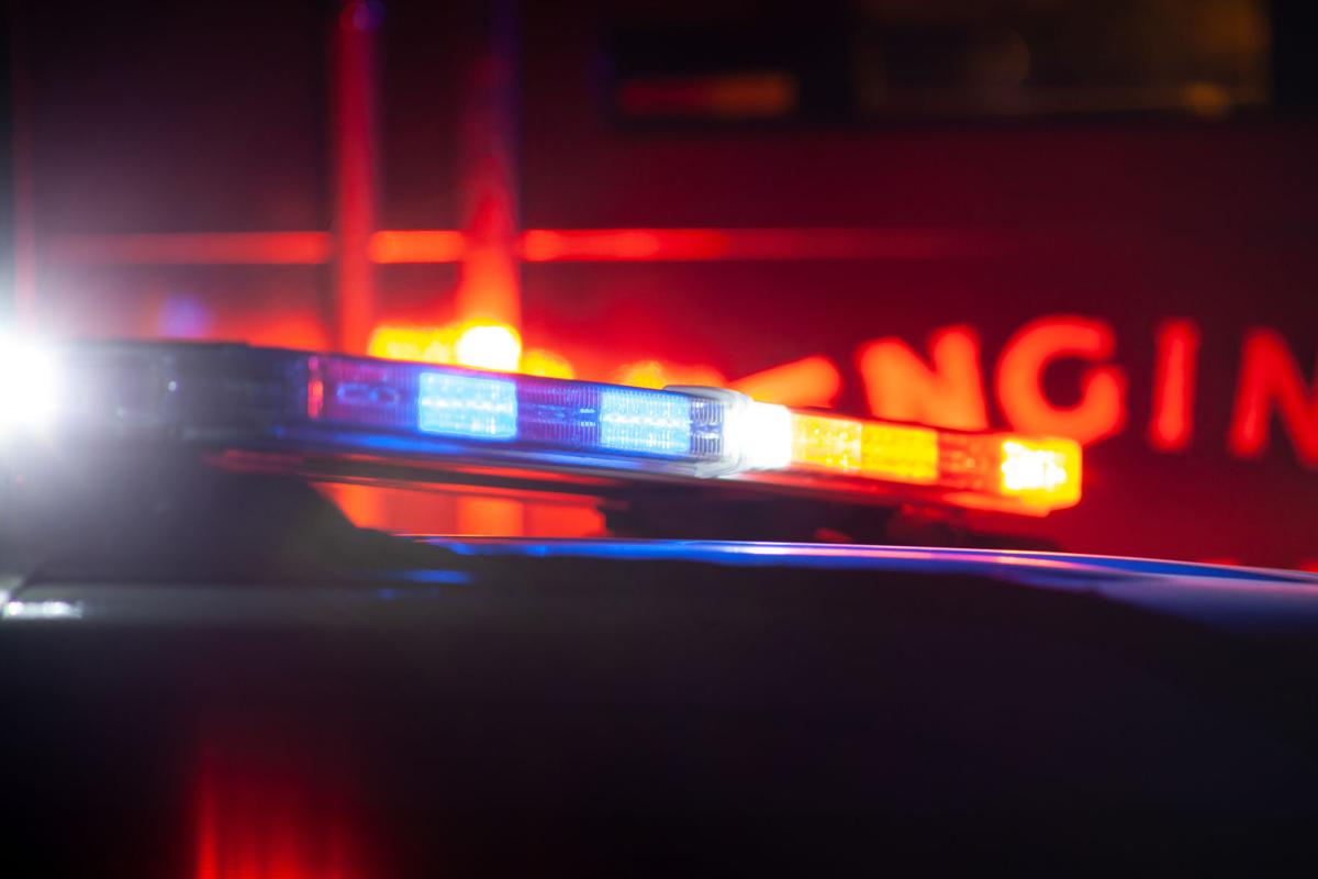 Police lights siren squad car generic file photo, fire engine