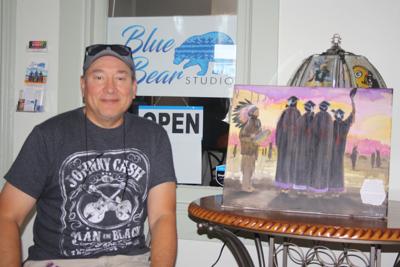 Christopher Sweet at Blue Bear Studio